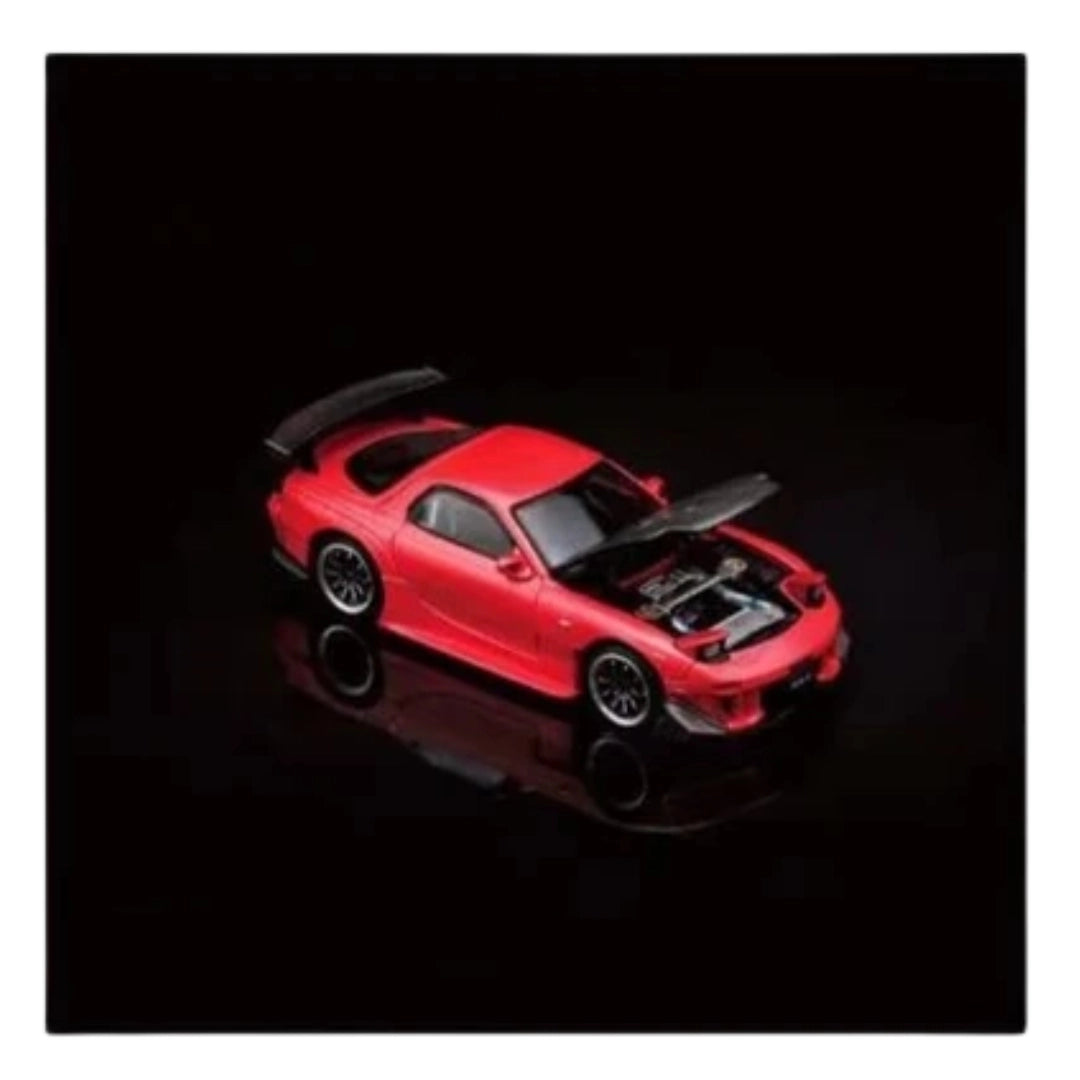 Mazda RX7 Widebody Metallic Red (Black Wheels)