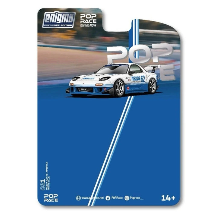 Mazda RX-7 FC3S RE-Amemiya - Regular Blue / White