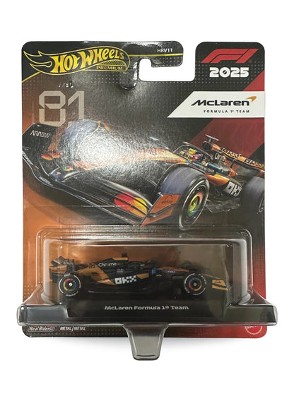 Hot Wheels 2026 Formula One Collection Mix 1 McLaren Formula 1 Team (#81) 1:64 – Papaya Orange