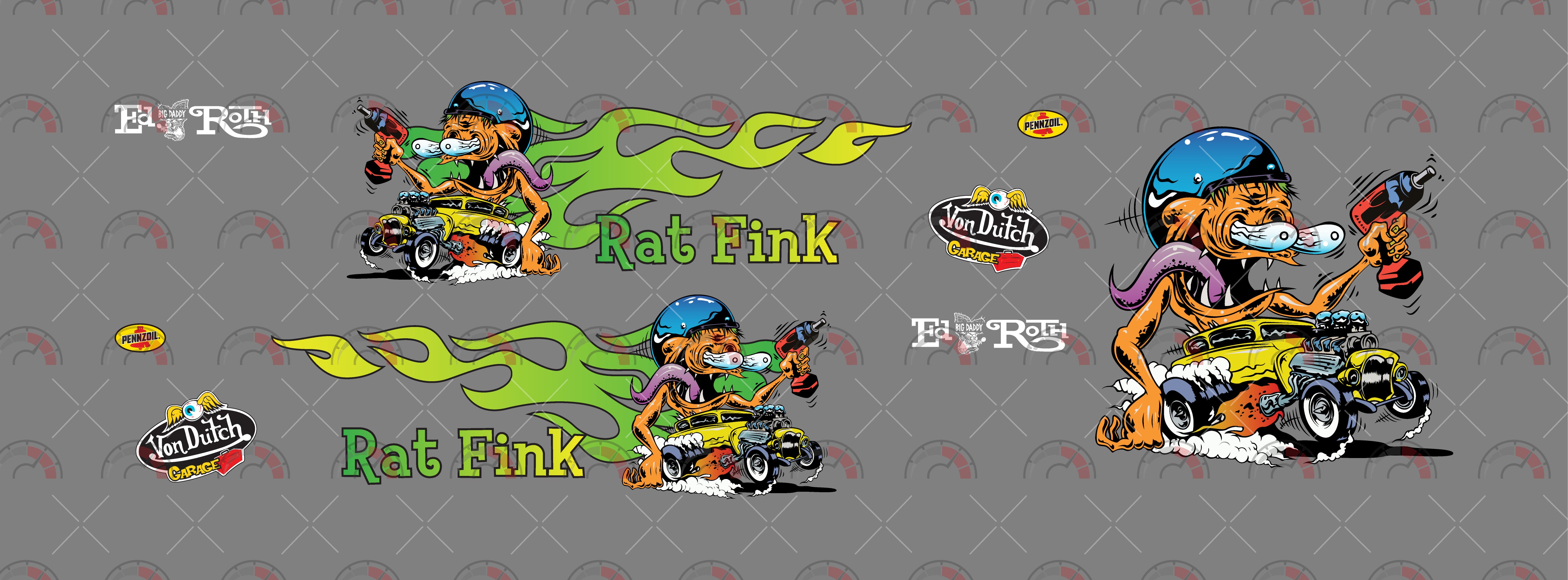 Mechanic Fink Vehicle Decals
