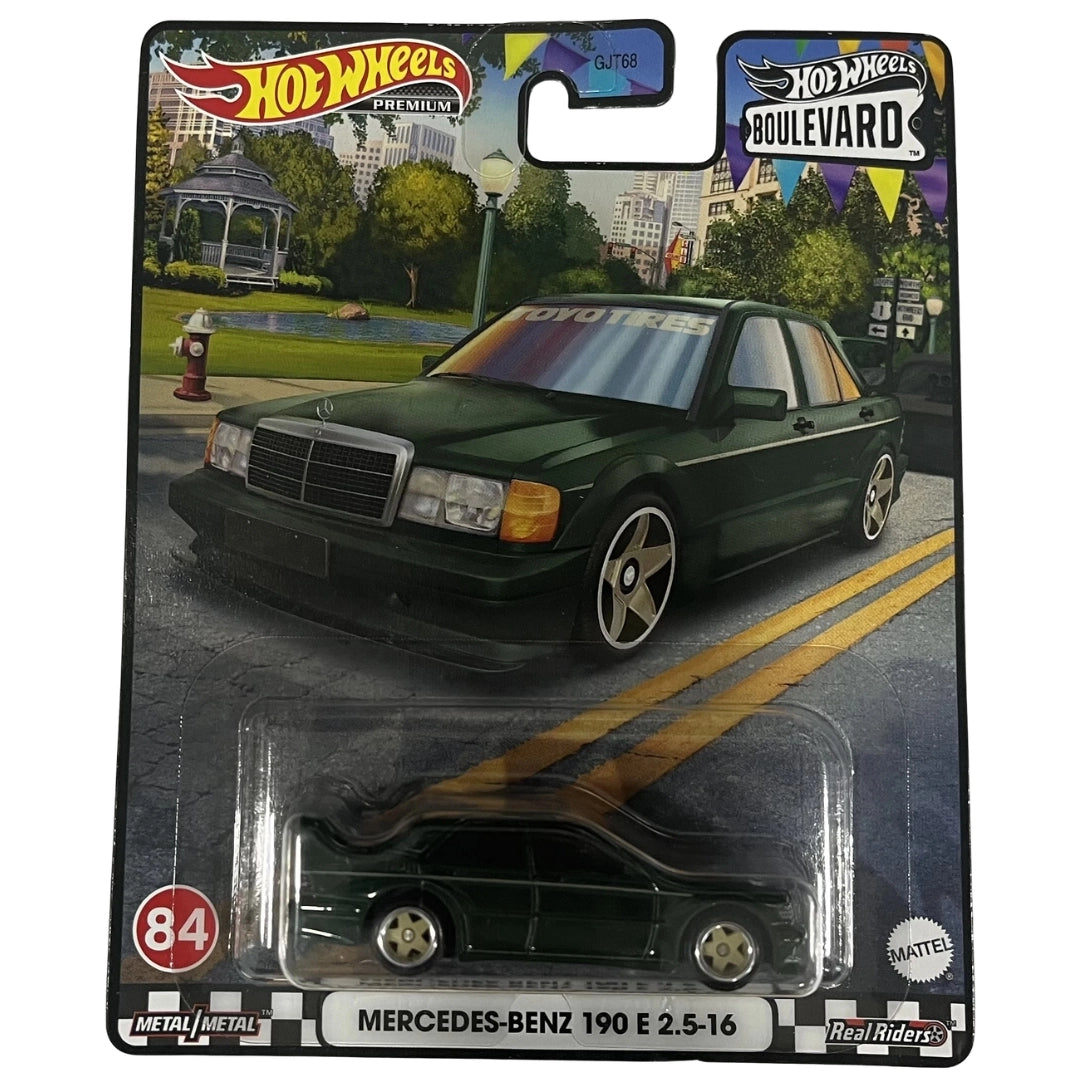 Hot Wheels 1:64 Mercedes-Benz 190 E 2.5-16 Evergreen