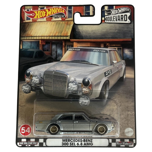 Hot Wheels 1:64 Mercedes-Benz 300 SEL 6.8 AMG Metalflake Gray