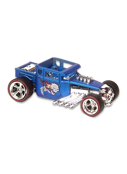 Hot Wheels Larry's Garage 2009 Bone Shaker 1:64 – Metalflake Blue