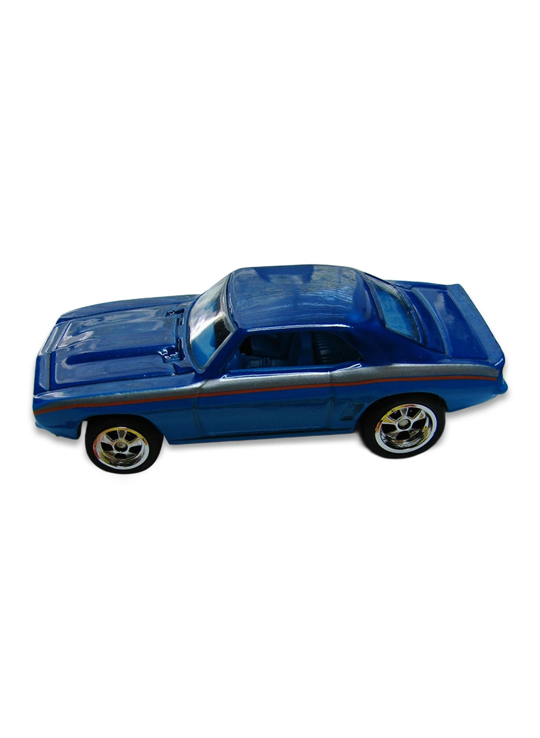 Hot Wheels Larry's Garage 2009 Chevrolet '69 Camaro 1:64 – Metalflake Dark Blue & Blue