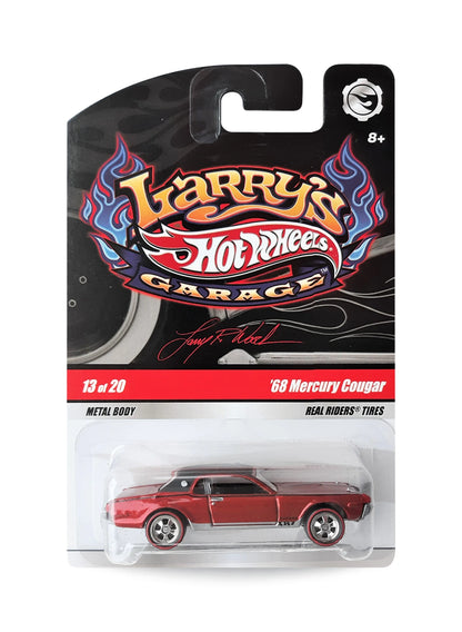 Hot Wheels Larry's Garage 2009 Mercury '68 Mercury Cougar 1:64 – Metalflake Dark Red