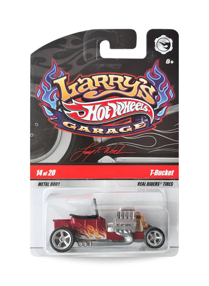 Hot Wheels Larry's Garage 2009 Ford T-Bucket 1:64 – Metalflake Dark Red