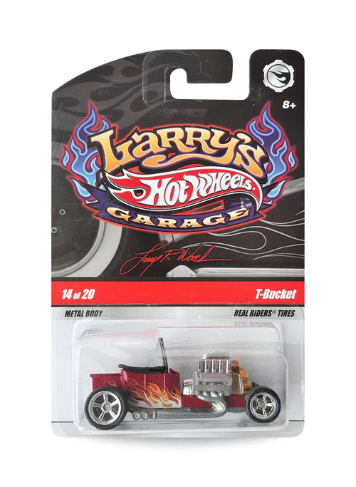 Hot Wheels Larry's Garage 2009 Ford T-Bucket 1:64 – Metalflake Dark Red