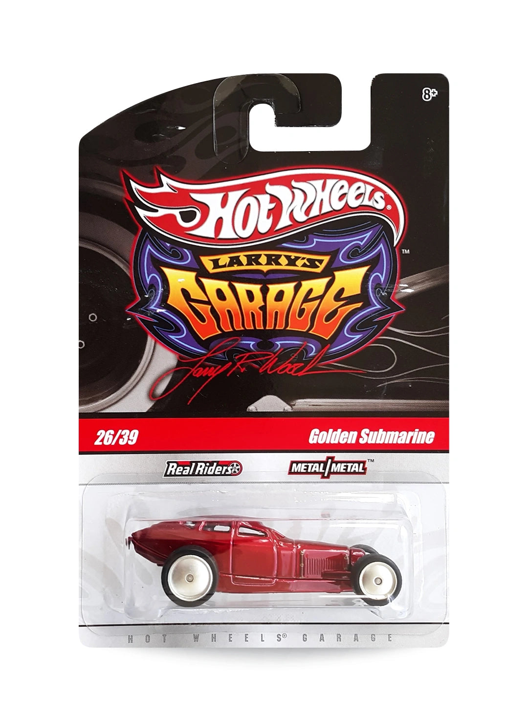 Hot Wheels Garage 2010 Golden Submarine 1:64 – Metalflake Dark Red