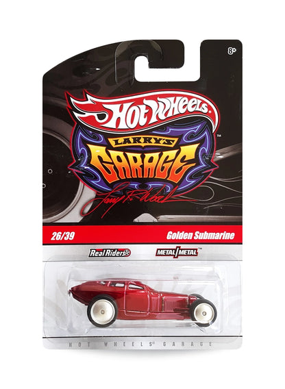 Hot Wheels Garage 2010 Golden Submarine 1:64 – Metalflake Dark Red