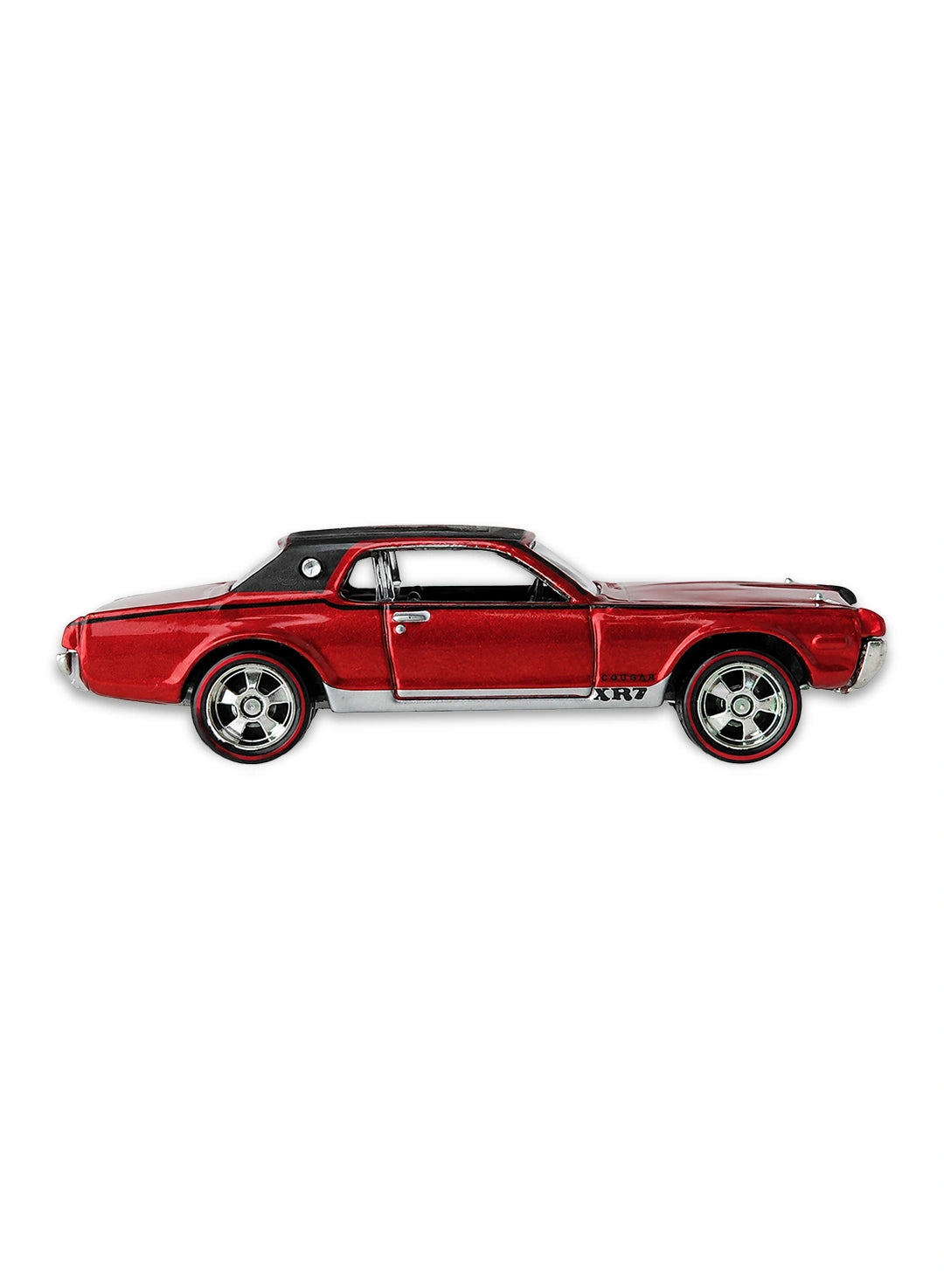 Hot Wheels Larry's Garage 2009 Mercury '68 Mercury Cougar 1:64 – Metalflake Dark Red