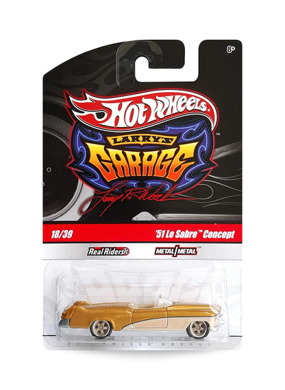 Hot Wheels Garage 2010 Buick '51 Le Sabre Concept 1:64 – Metalflake Gold