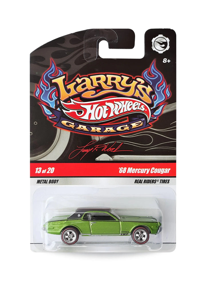 Hot Wheels Larry's Garage 2009 Mercury '68 Mercury Cougar 1:64 – Metalflake Green