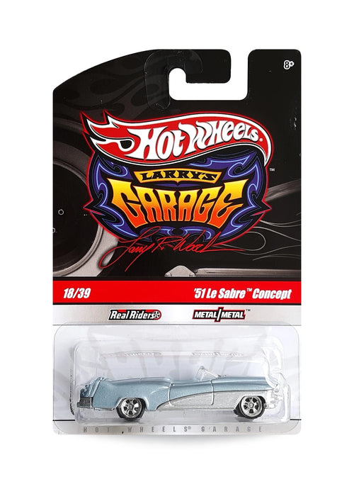 Hot Wheels Garage 2010 Buick '51 Le Sabre Concept 1:64 – Metalflake Light Blue
