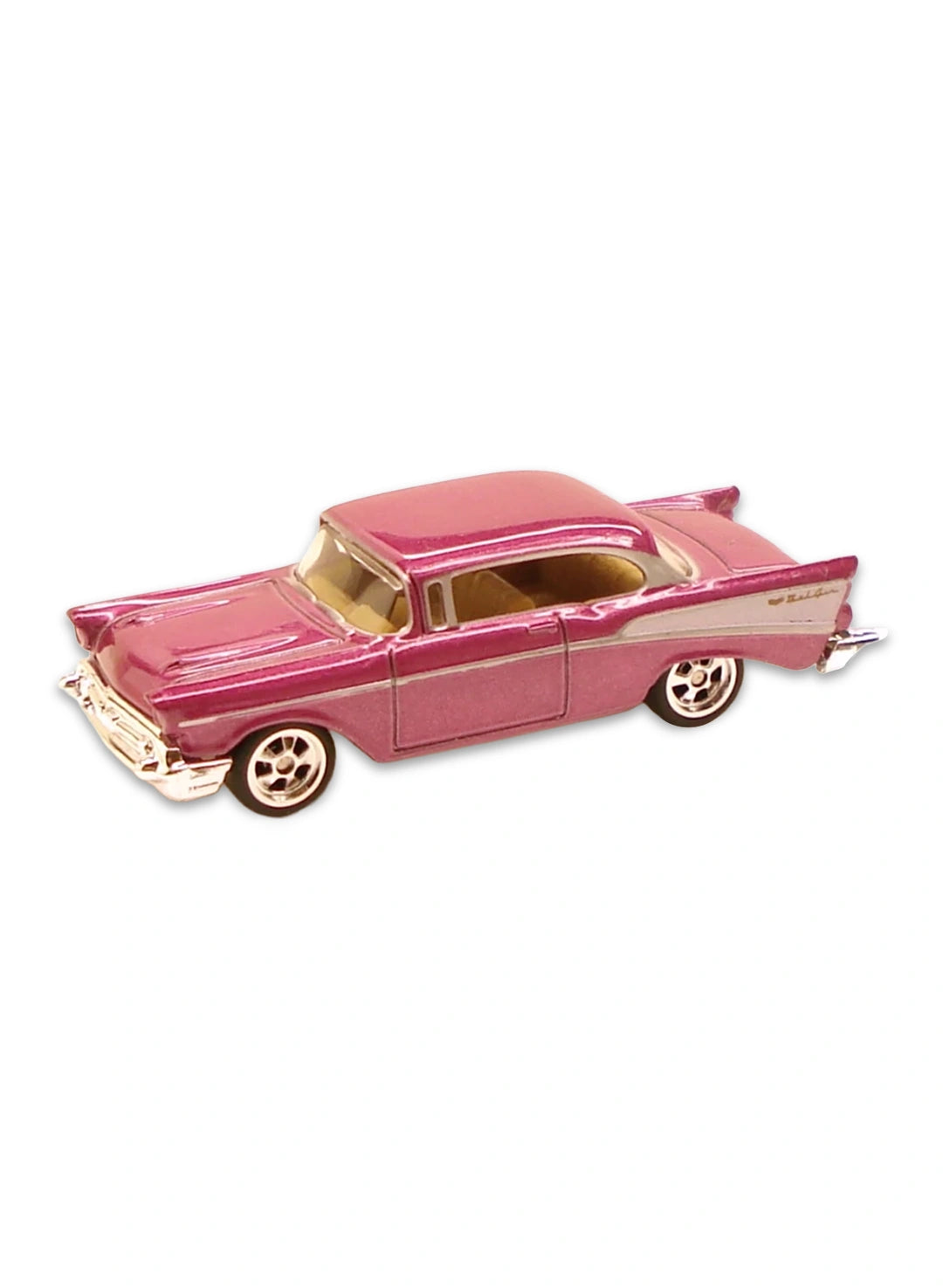 Hot Wheels Larry's Garage 2009 Chevrolet '57 Chevy Bel Air 1:64 – Metalflake Magenta