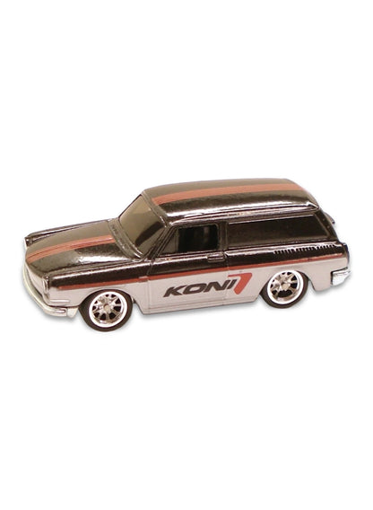 Hot Wheels Delivery Slick Rides 2010 Custom '69 Volkswagen Variant 1:64 – Metallic Black & Silver