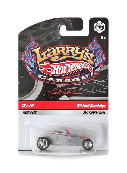 Hot Wheels Larry's Garage 2009 Ford '33 Ford Roadster 1:64 – Metallic Grey
