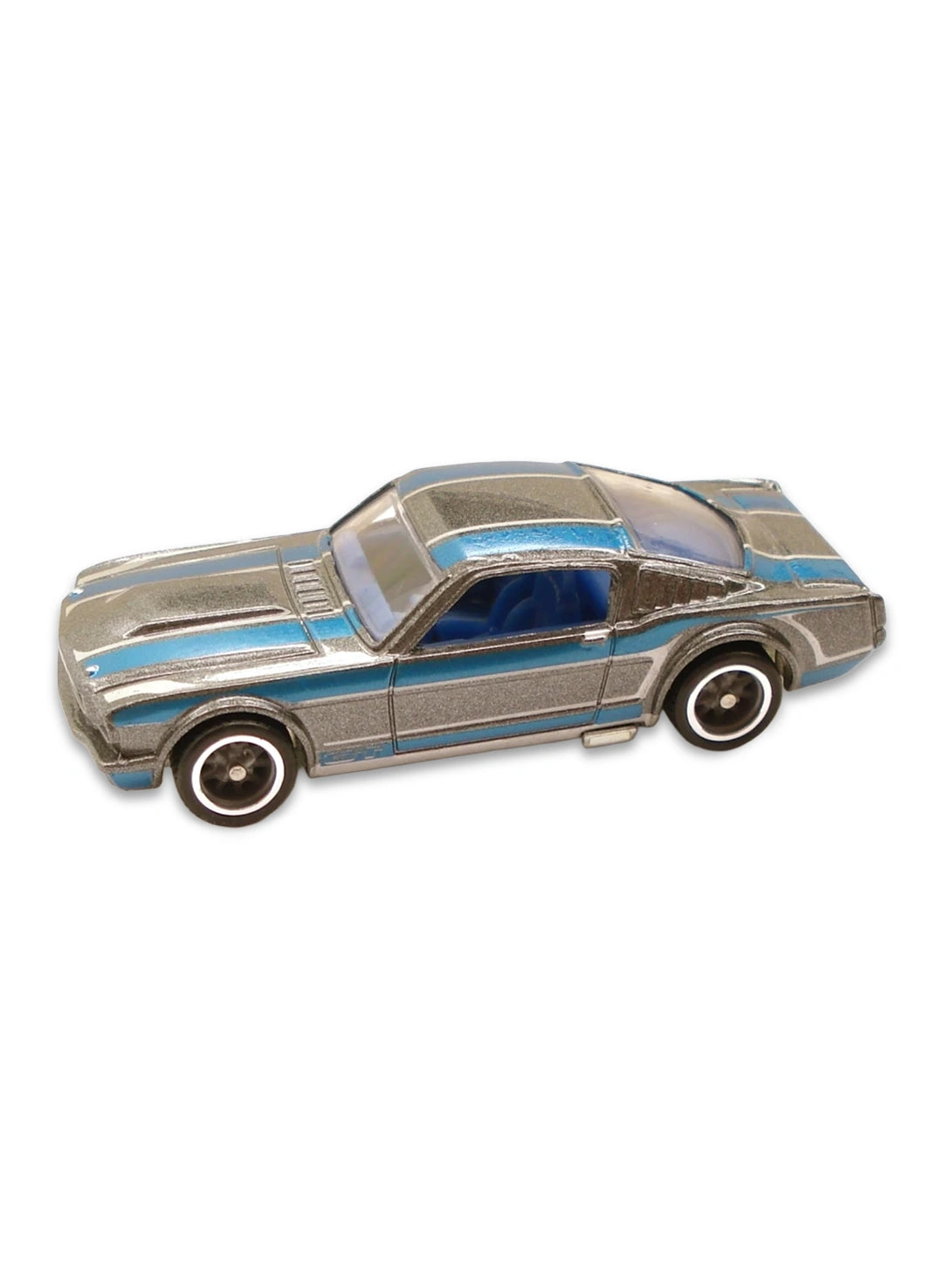 Hot Wheels Ford Garage 2011 Ford '65 Ford Mustang Fastback 1:64 – Metallic Grey
