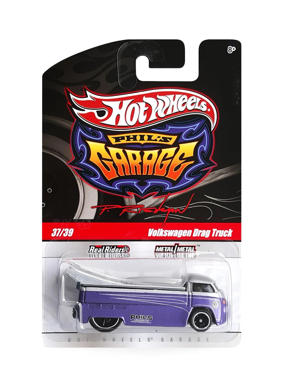Hot Wheels Garage 2010 Volkswagen Drag Truck 1:64 – Metallic Purple & Silver