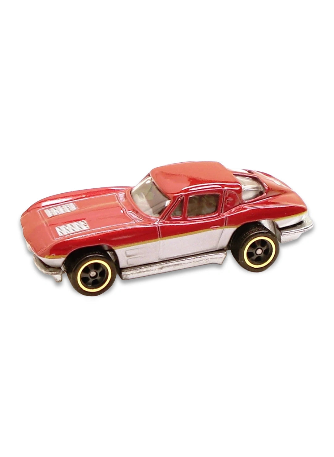 Hot Wheels Larry's Garage 2009 Chevrolet '63 Corvette 1:64 – Metallic Watermelon & Gray
