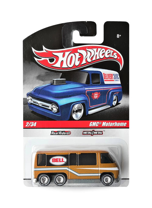 Hot Wheels Delivery Slick Rides 2010 GMC Motorhome 1:64 – Metallic Gold
