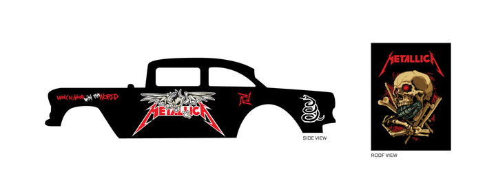 Metallica Toy Vehicle Decals