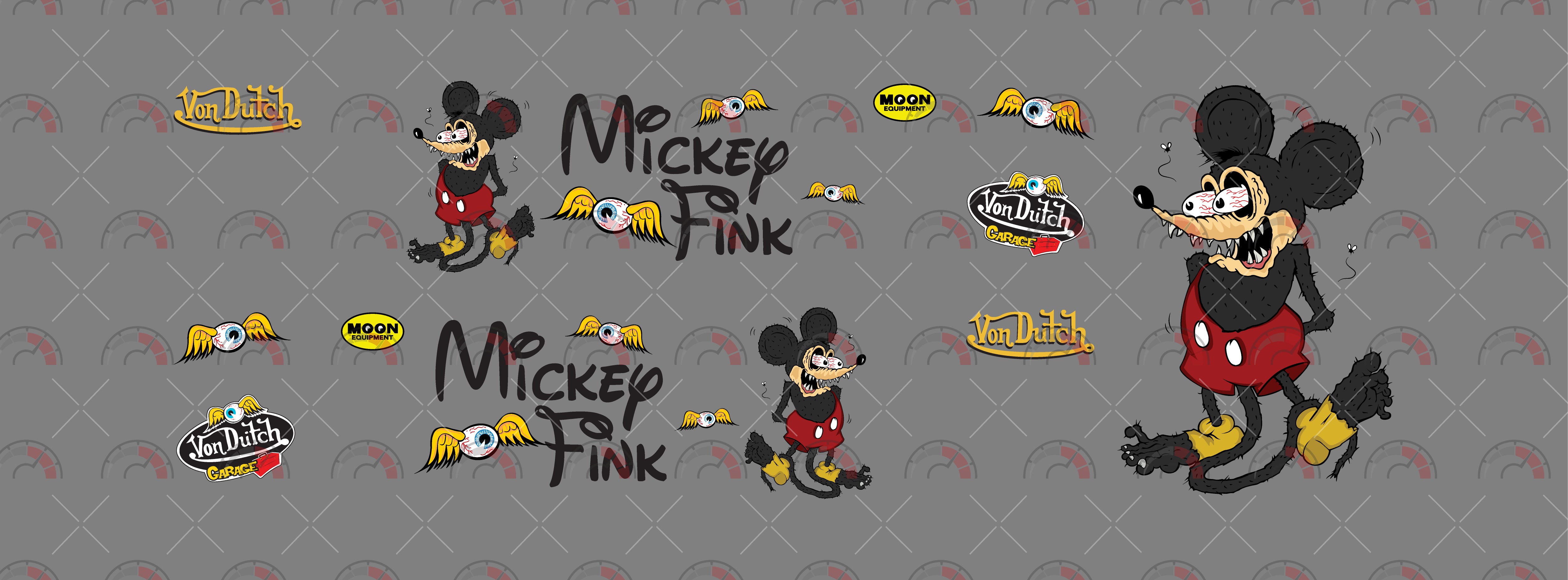 Mickey Fink 03 Custom Car Decals