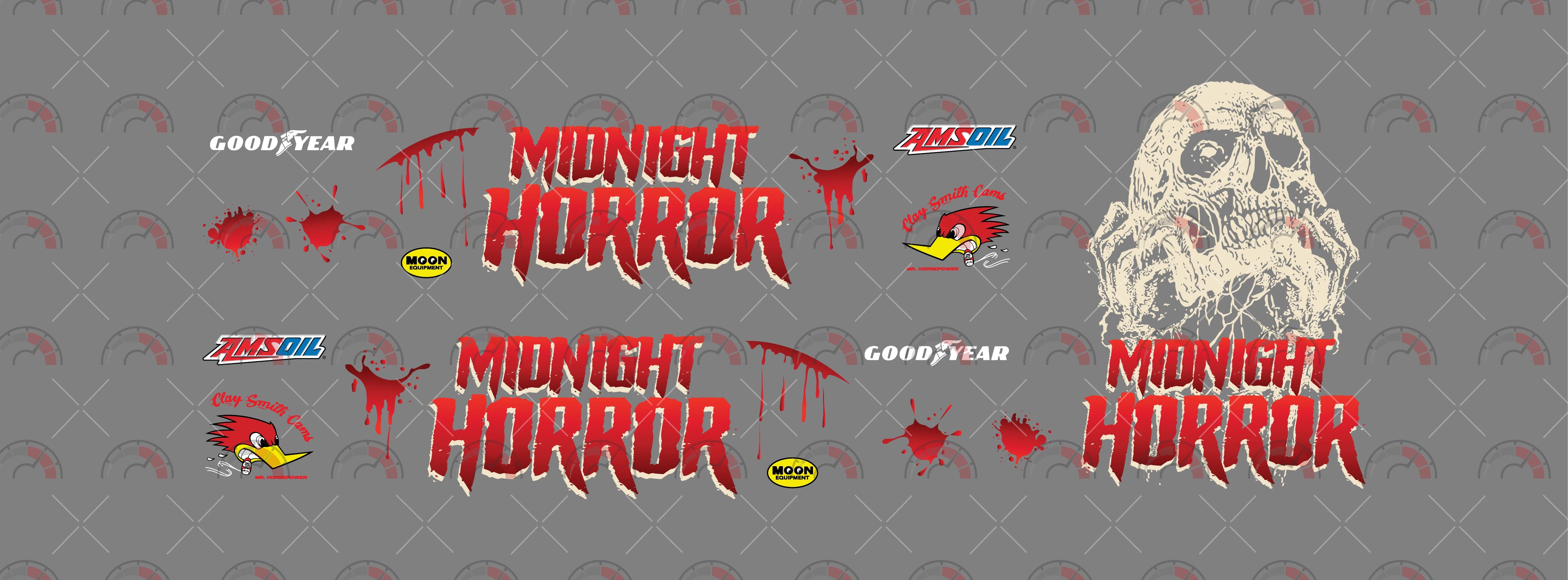Midnight Horror Play Vehicle Decals