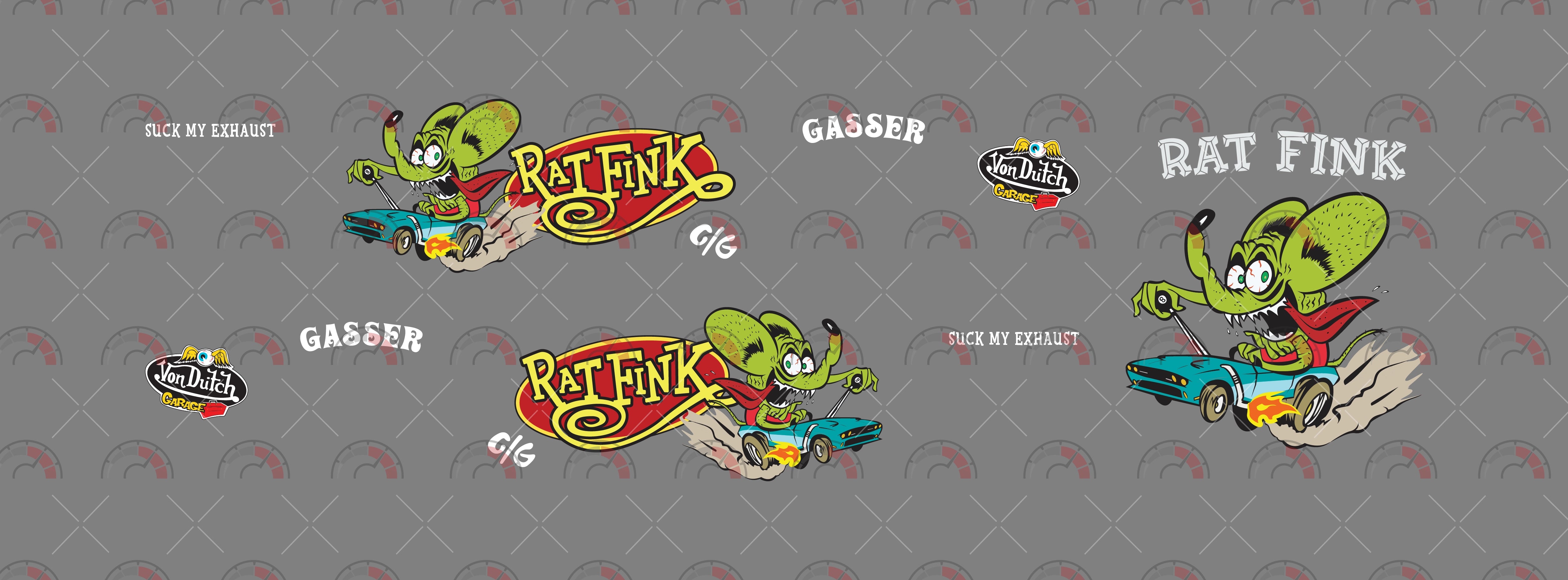 Mini Fink model Car Decals