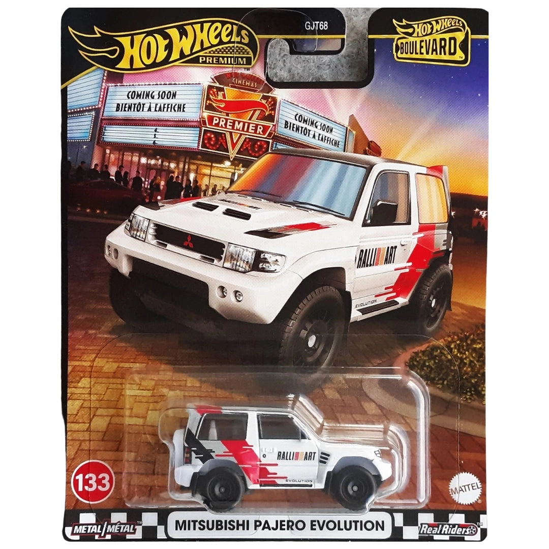 Hot Wheels 1:64 Mitsubishi Pajero Evolution White