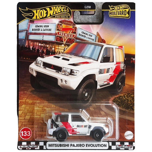 Hot Wheels 1:64 Mitsubishi Pajero Evolution White