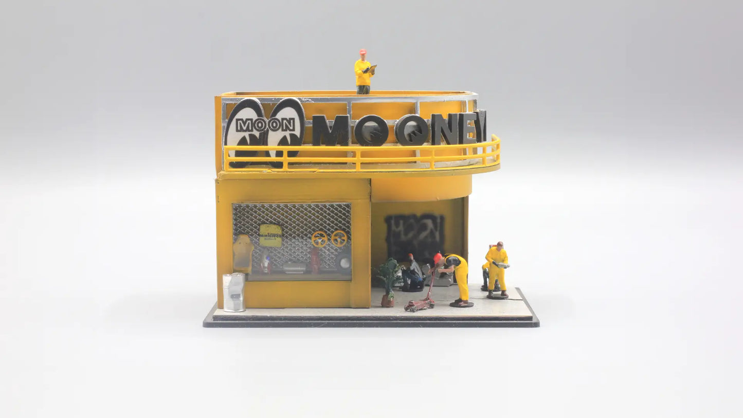 Mooneyes Garage Mini Diorama for 1:64 Diecast Cars
