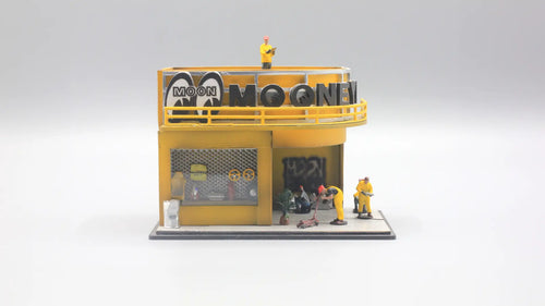 Mooneyes Garage Mini Diorama for 1:64 Diecast Cars