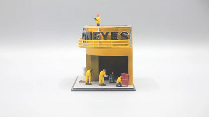Mooneyes Garage Mini Diorama for 1:64 Diecast Cars