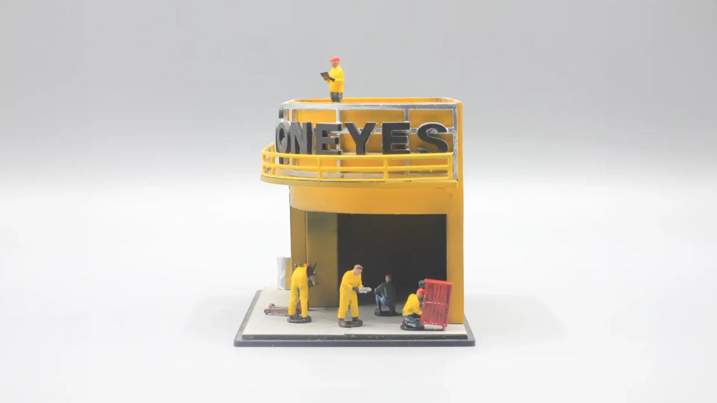 Mooneyes Garage Mini Diorama for 1:64 Diecast Cars