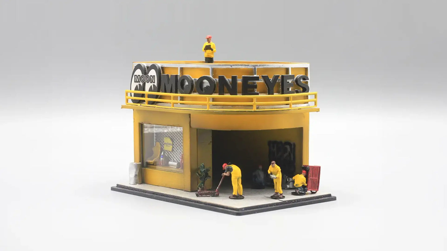 Mooneyes Garage Mini Diorama for 1:64 Diecast Cars