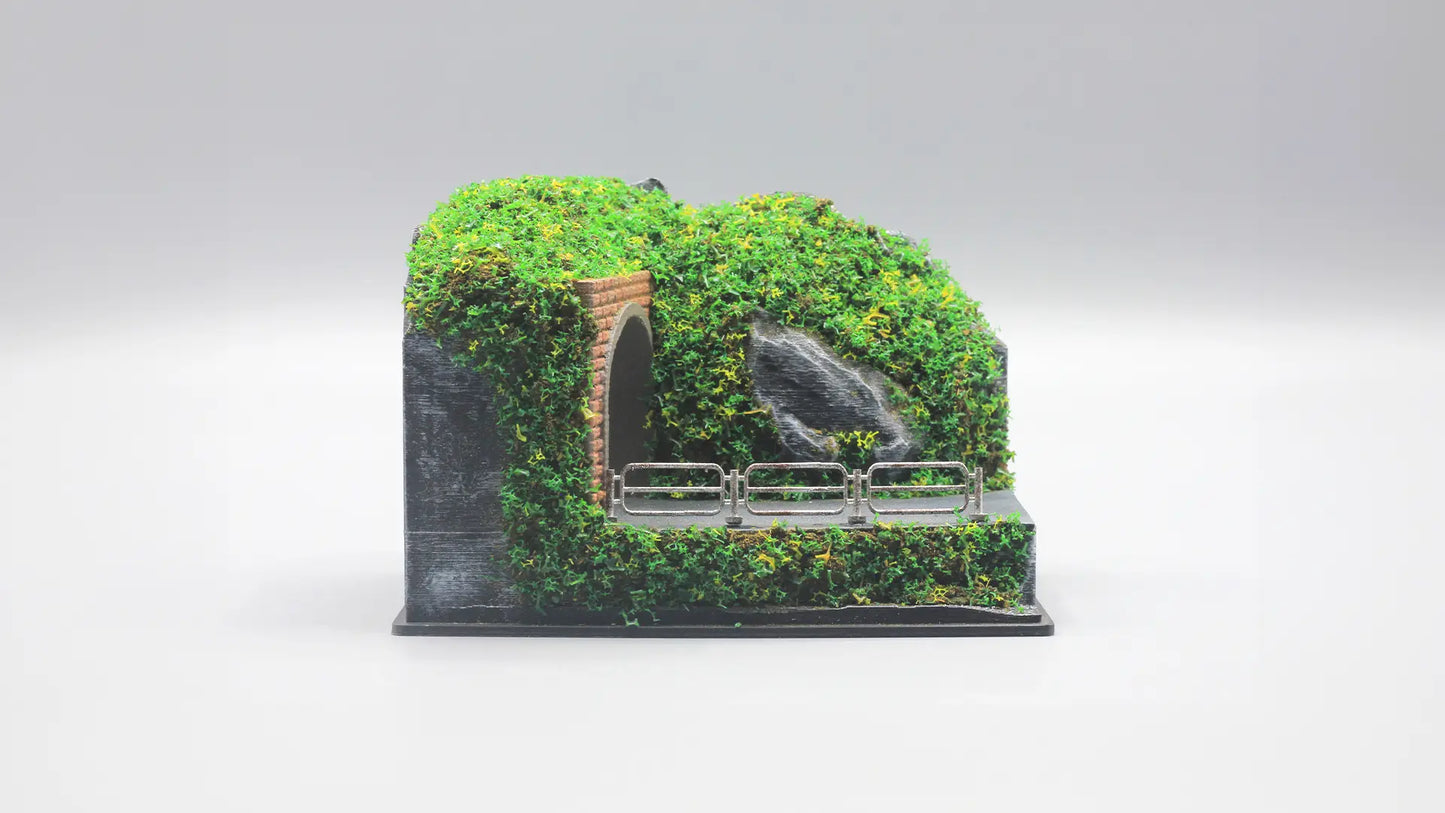 Mountain Scene Mini Diorama for 1:64 Diecast Cars