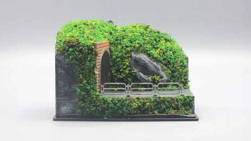Mountain Scene Mini Diorama for 1:64 Diecast Cars