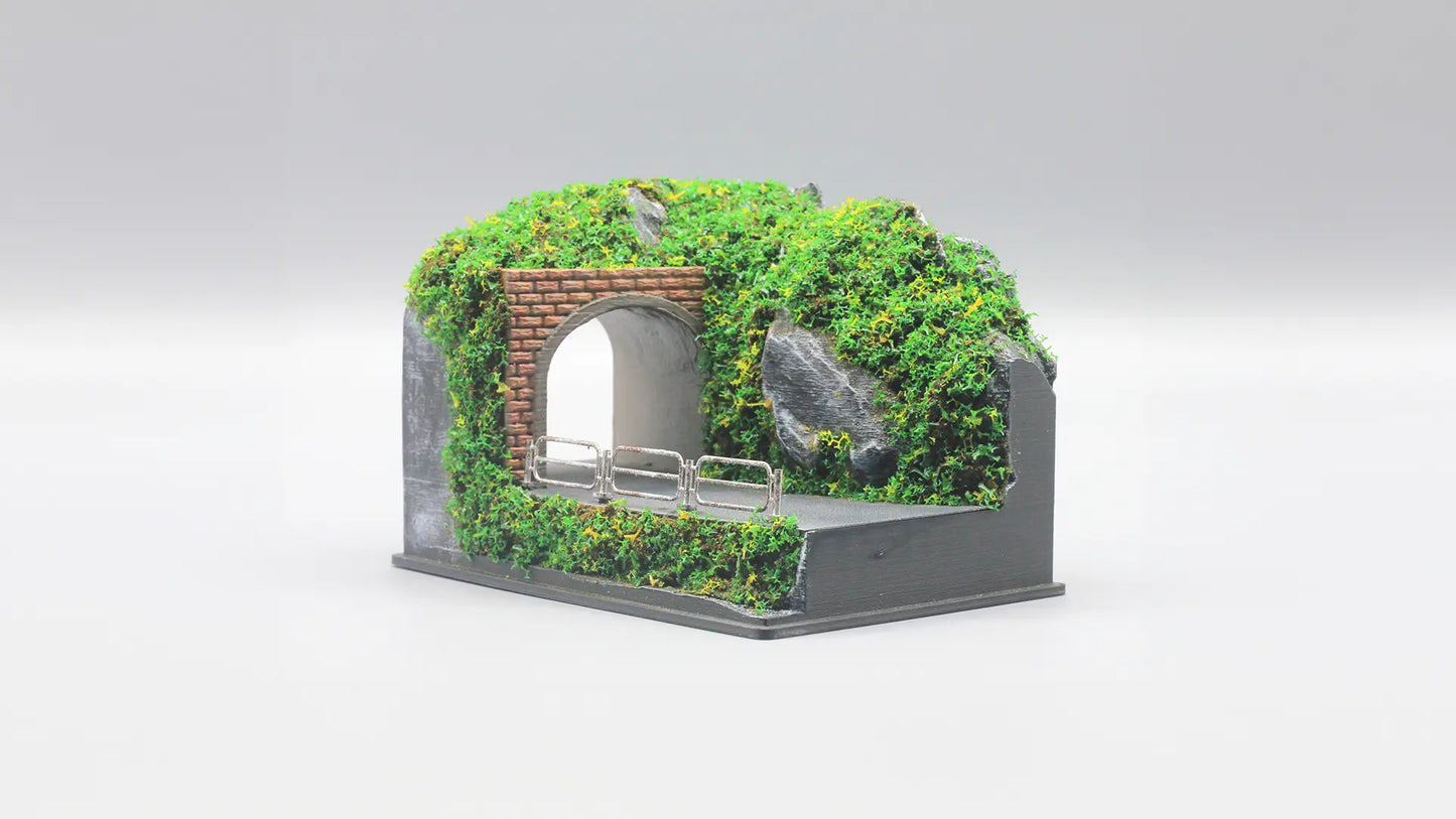 Mountain Scene Mini Diorama for 1:64 Diecast Cars