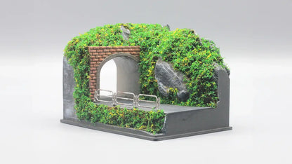 Mountain Scene Mini Diorama for 1:64 Diecast Cars