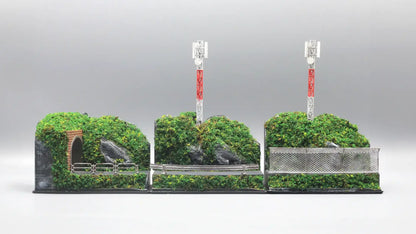 Mountain Scene Mini Diorama for 1:64 Diecast Cars