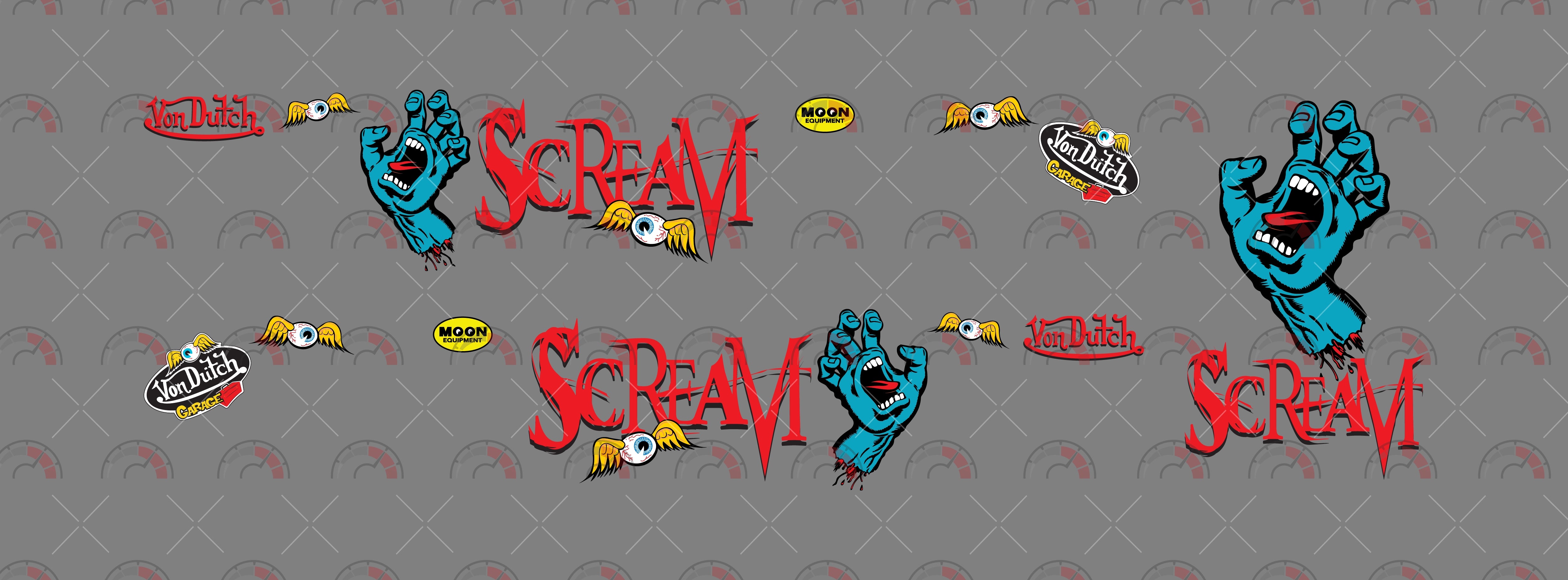 Mouth palm Custom Car Decals