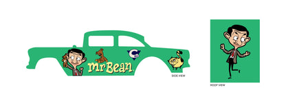 Mr. Bean Cartoon Toy Vehicle Decals