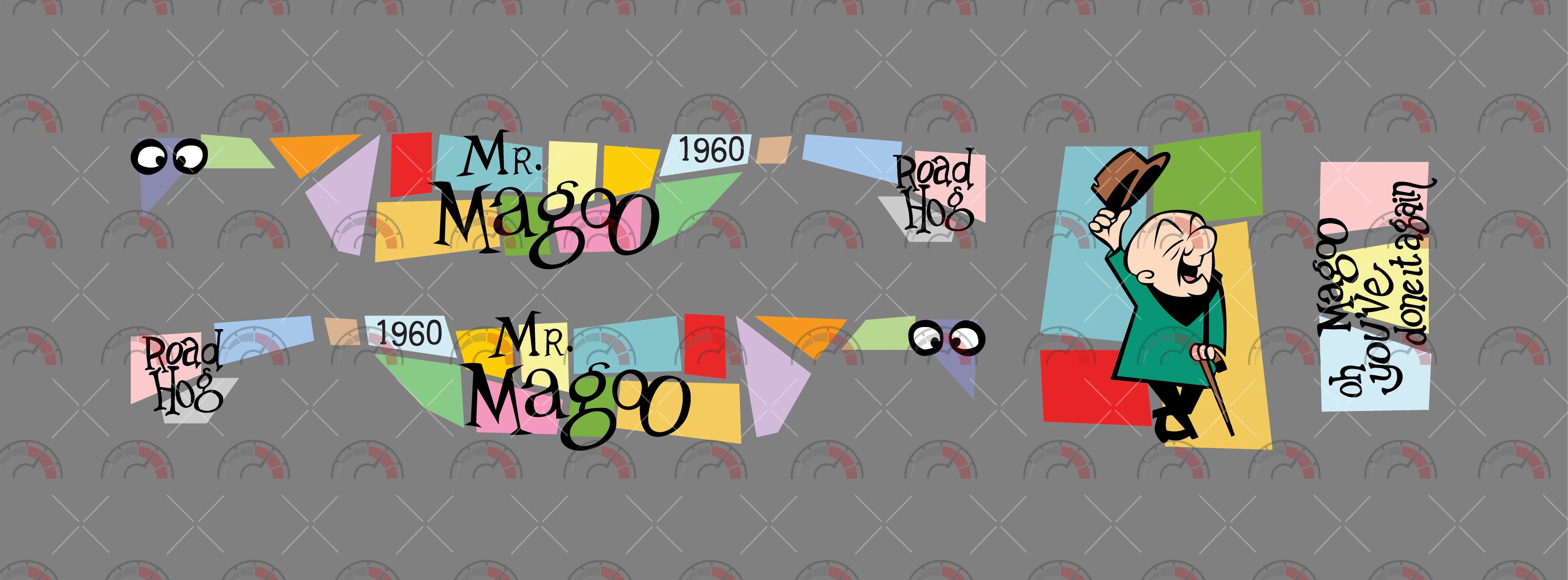 Mr. Magoo 01 Toy Car Sticker