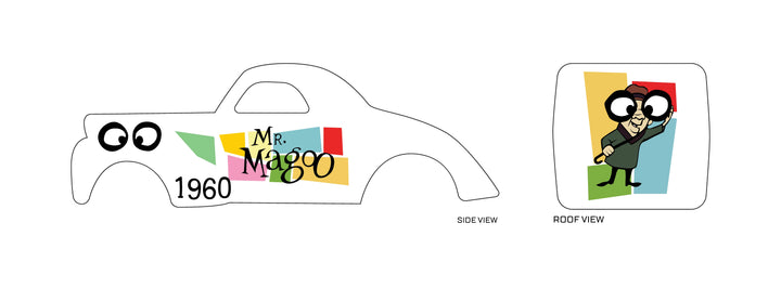 Mr. Magoo 02 Toy Car Sticker