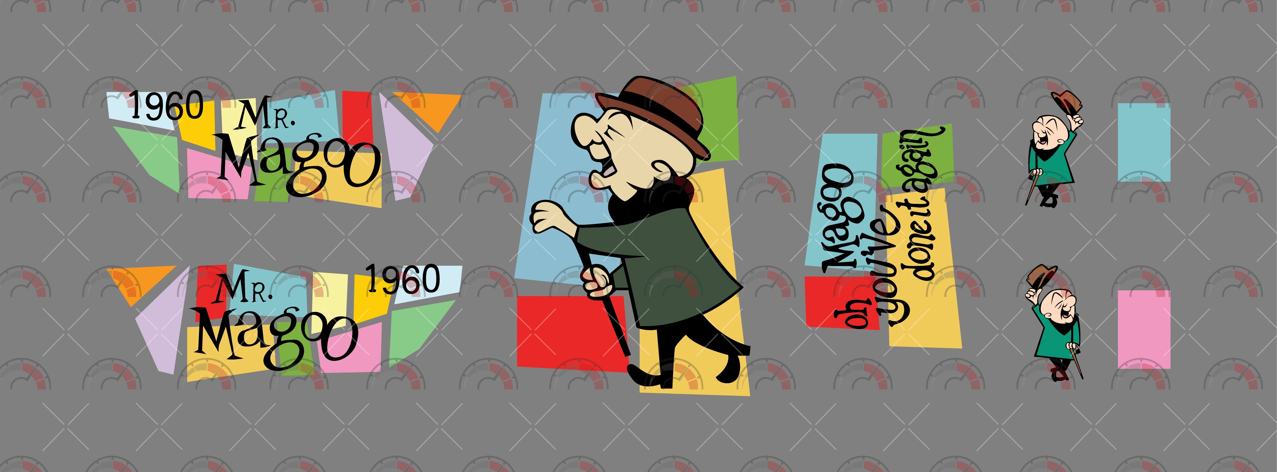 Mr. Magoo 05 toy car decals