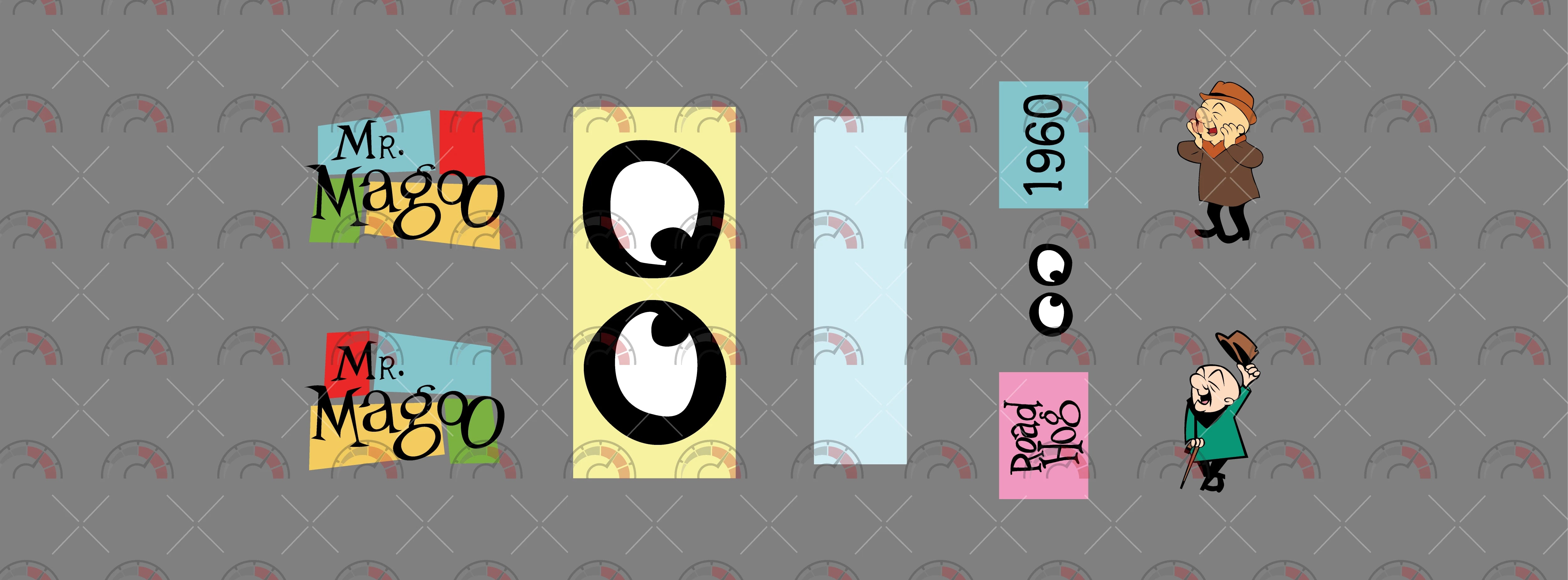 Mr. Magoo 06 Toy car Decals