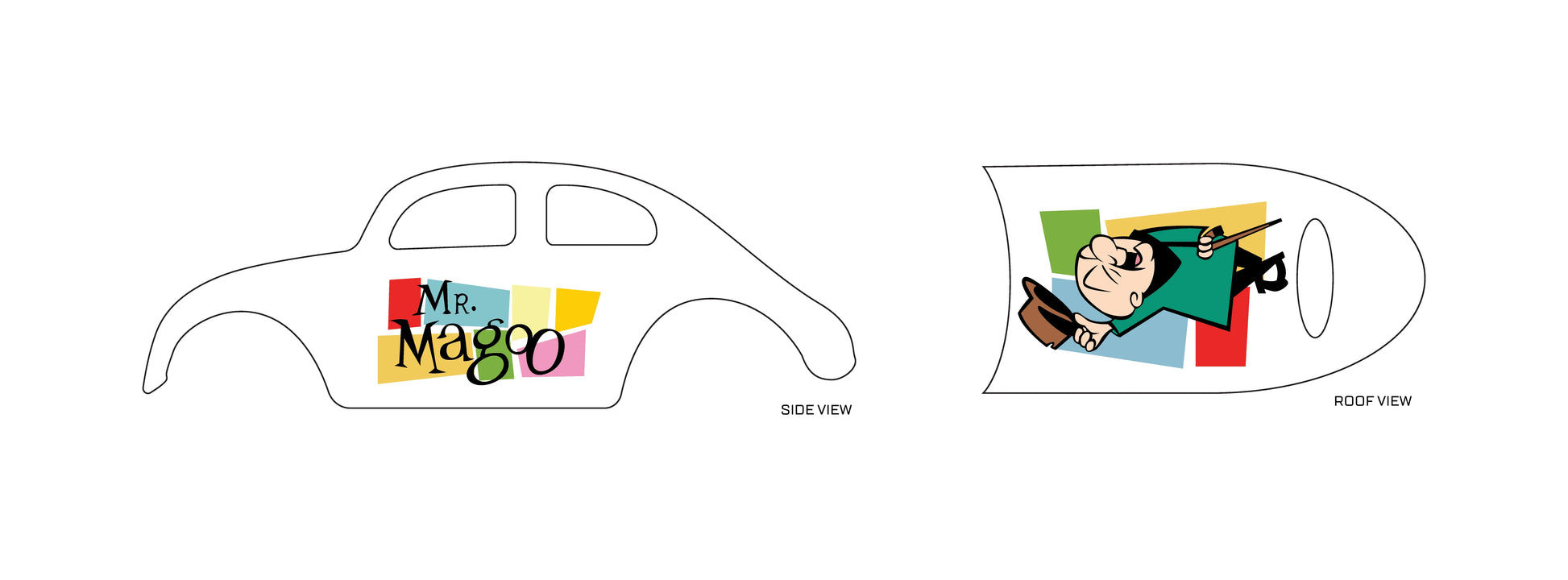 Mr. Magoo 08Toy Vehicle Decals