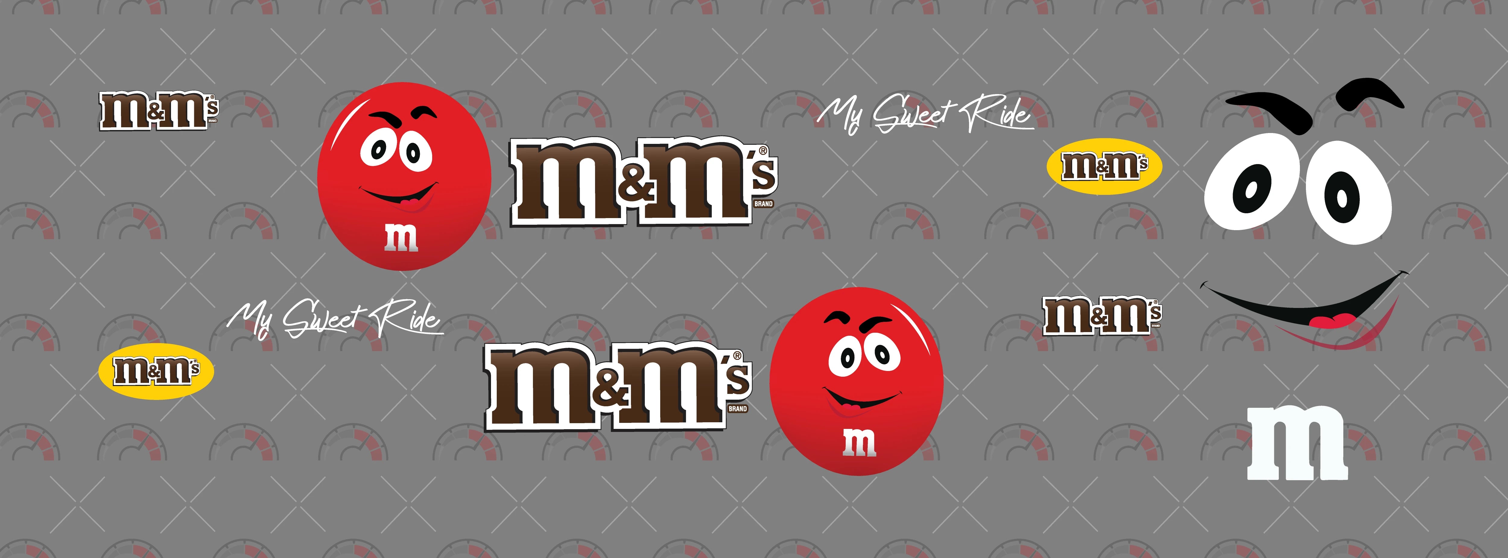Mr. Red Toy Vehicle Decals