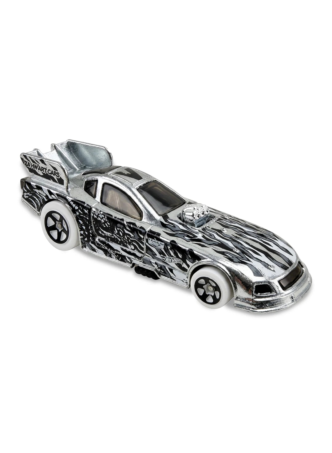 Hot Wheels Walmart Exclusive ZAMAC Editions 2024 Ford Mustang Funny Car 1:64 – ZAMAC