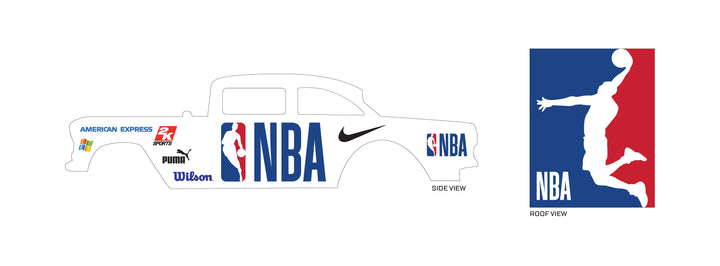 NBA Toy Vehicle Decals